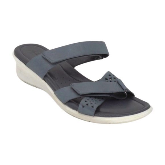 ECCO Womens Felicia Slide Sandal Wedge Size 9 - Picture 1 of 7